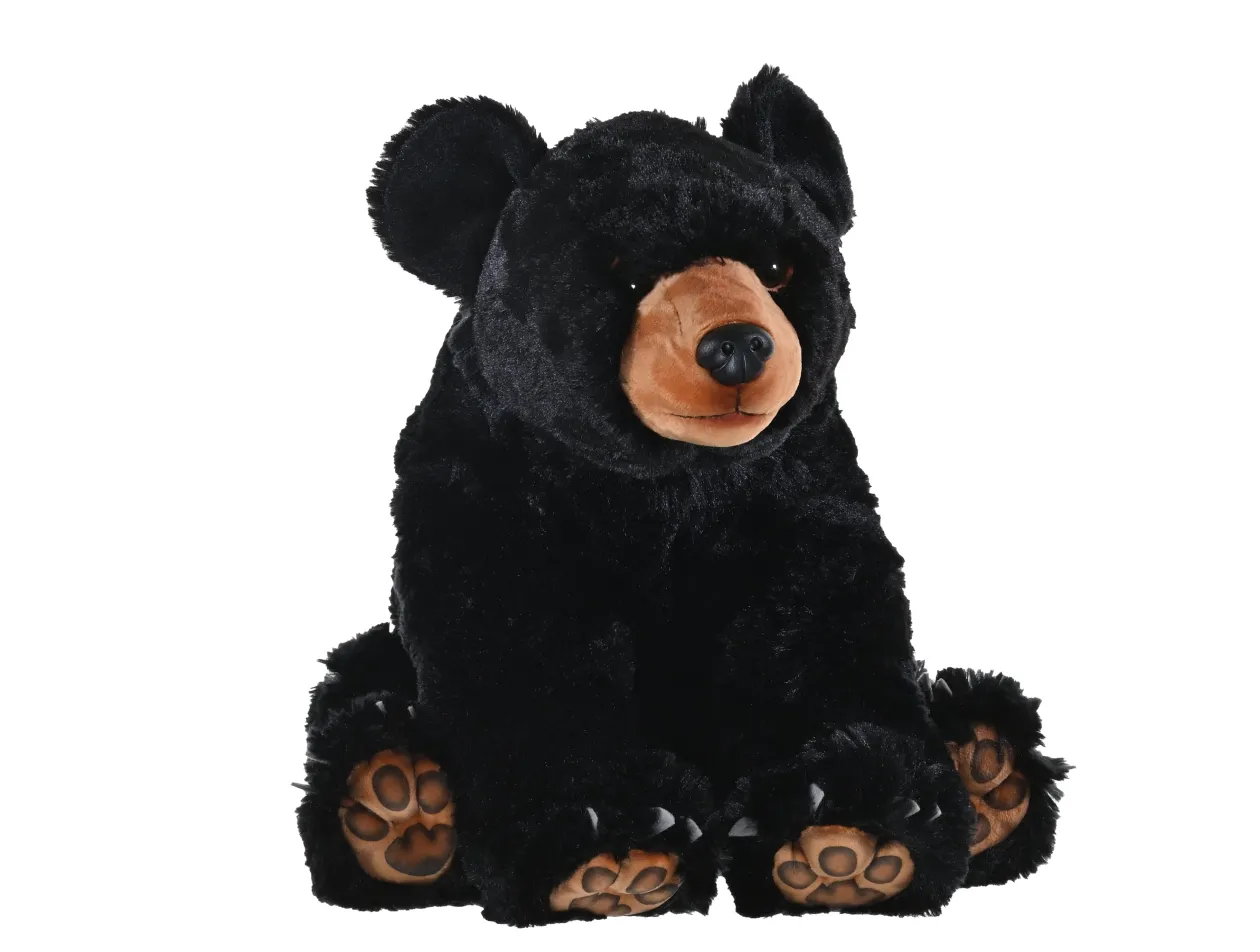 Wild Republic Artist Collection Black Bear Stuffed Animal - 15" Cheap
