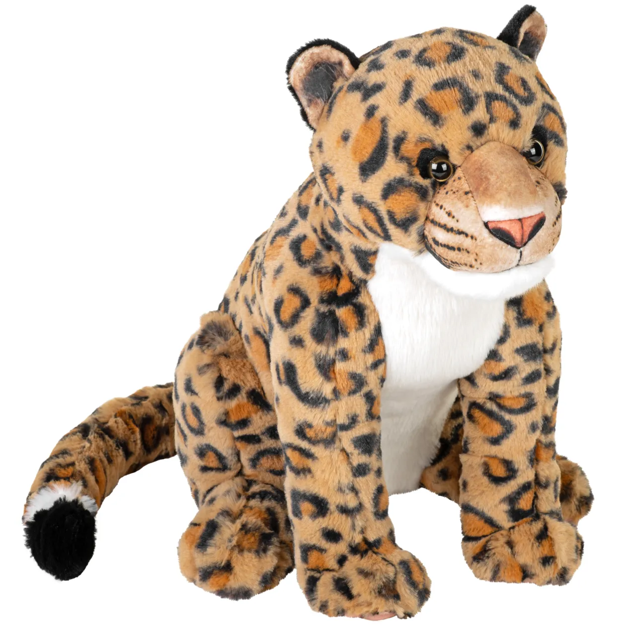 Wild Republic Artist Collection Leopard Stuffed Animal - 15" Fashion