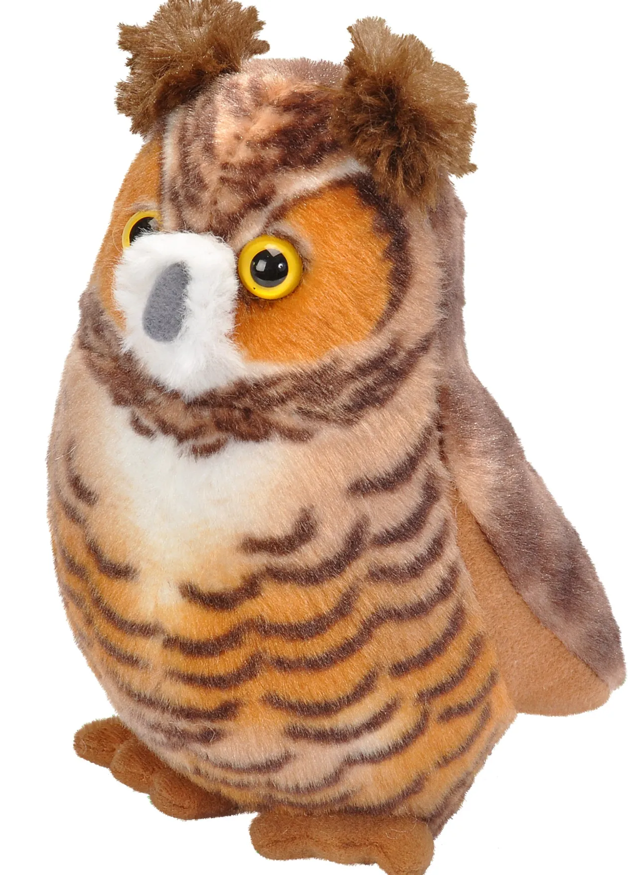 Wild Republic Audubon II Great Horned Owl Stuffed Animal with Sound - 5" Hot
