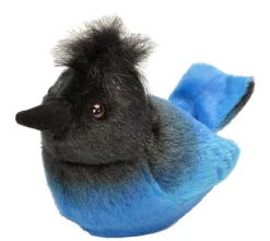 Wild Republic Audubon II Steller's Jay Stuffed Animal with Sound - 5" Flash Sale