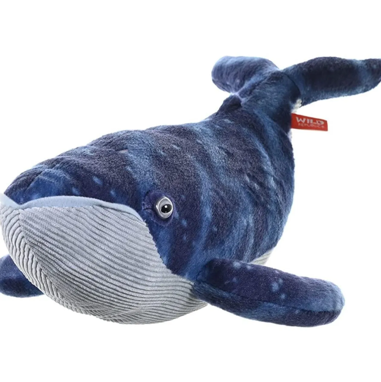 Wild Republic Blue Whale Stuffed Animal - 15" Flash Sale