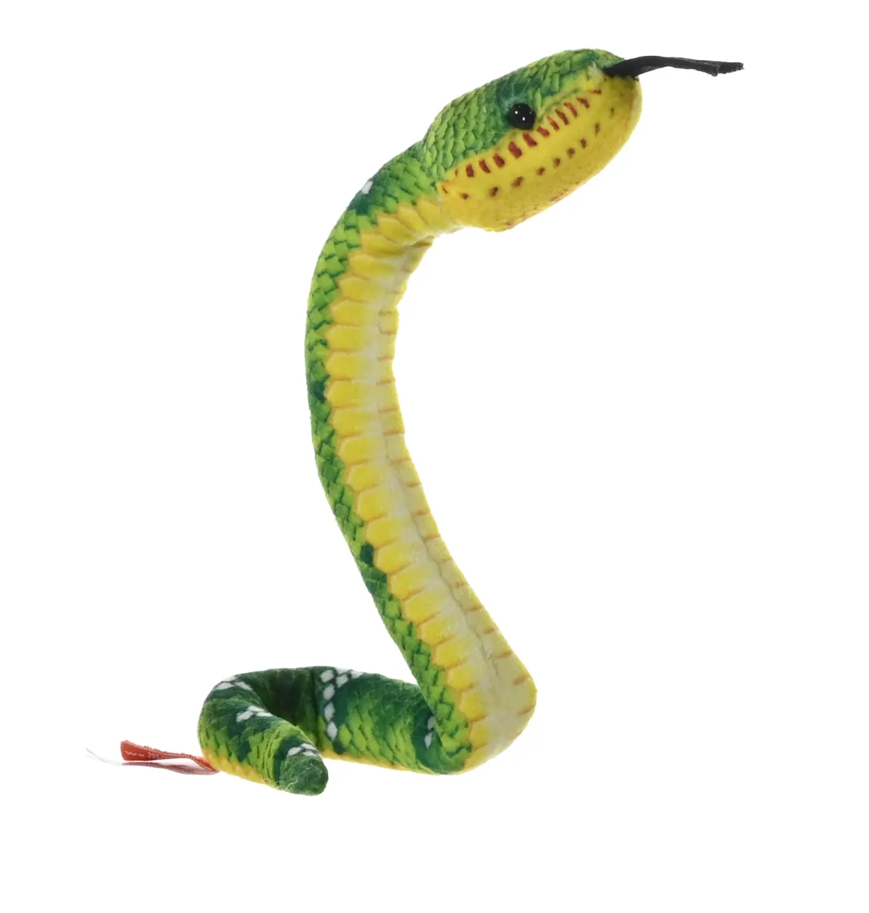 Wild Republic Coilkins Emerald Tree Boa Stuffed Animal - 12" Cheap