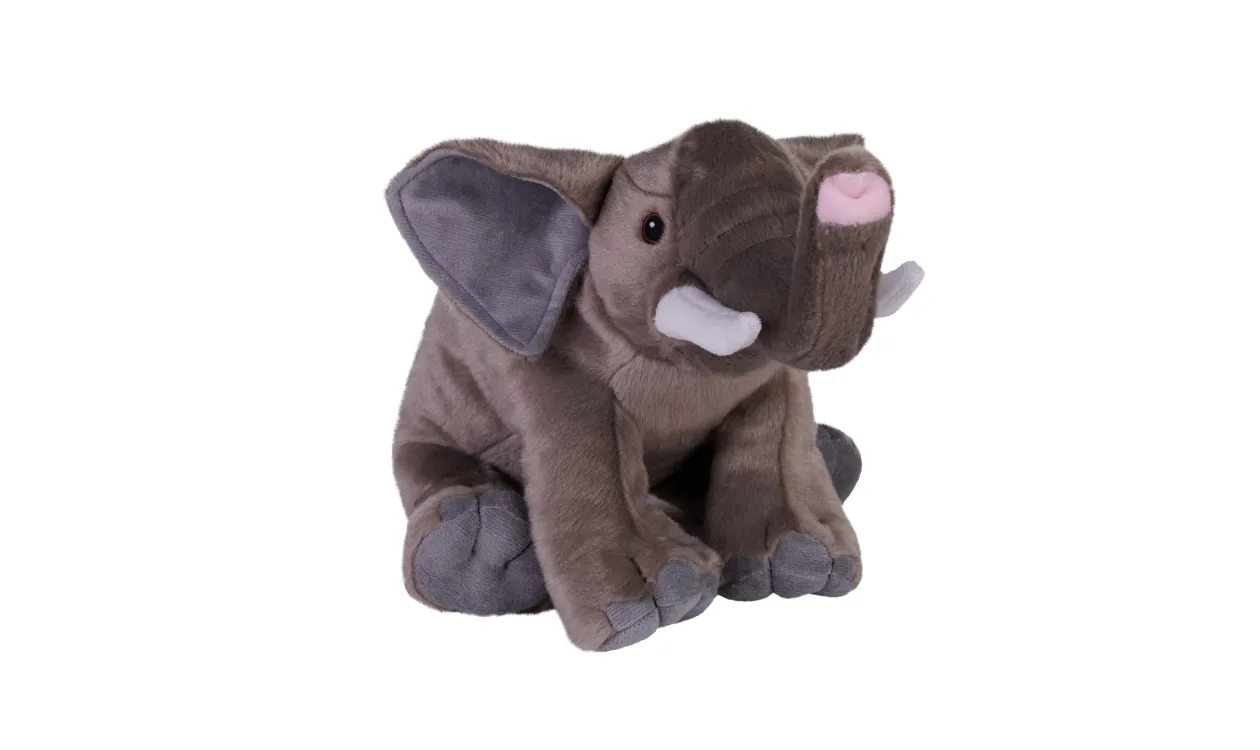 Wild Republic Cuddlekins Eco African Elephant Stuffed Animal - 12" Hot