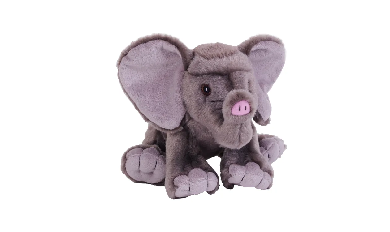Wild Republic Cuddlekins Eco African Elephant Stuffed Animal - 8" Outlet