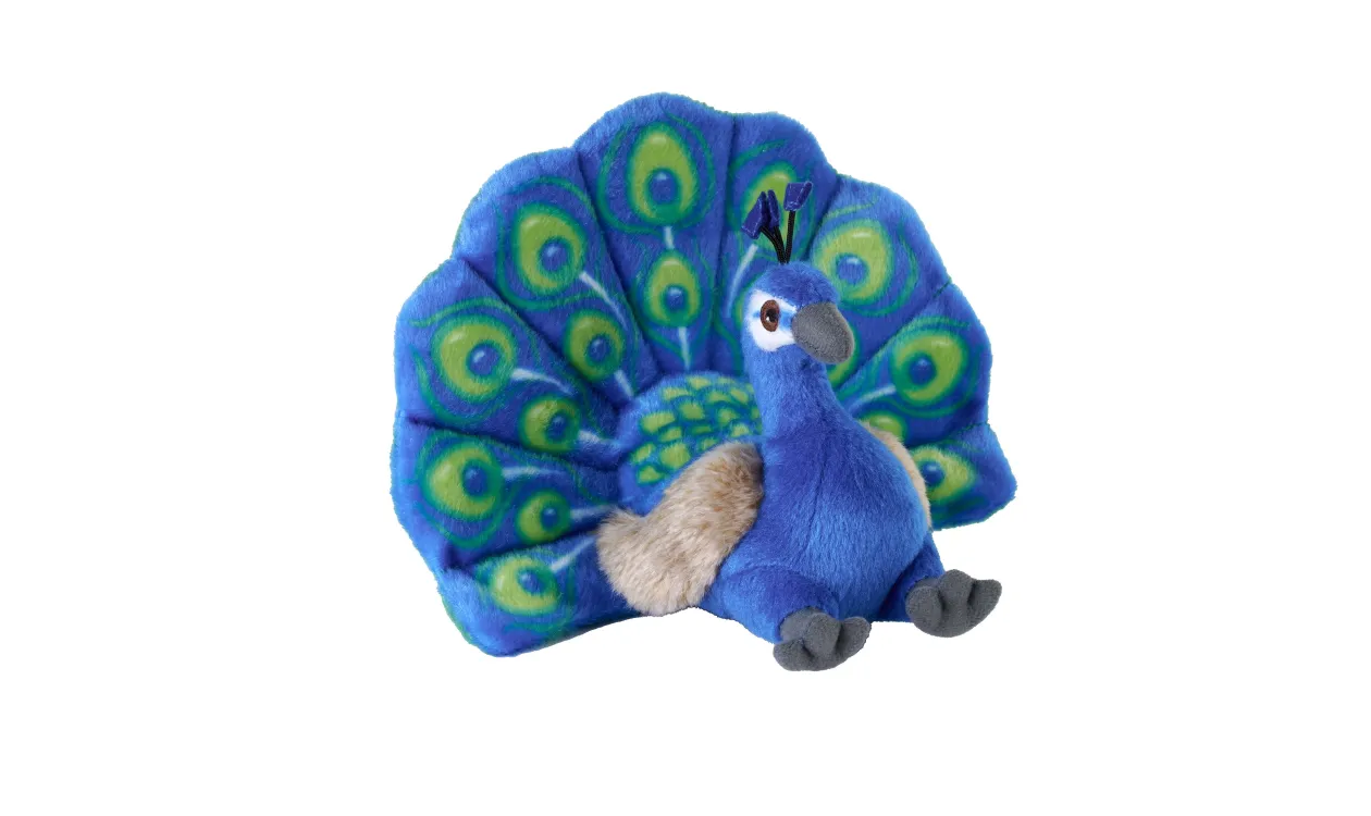 Wild Republic Cuddlekins Eco Peacock Stuffed Animal - 8" Cheap