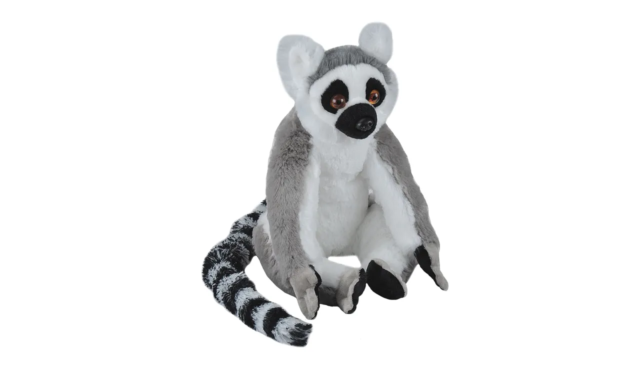 Wild Republic Cuddlekins Eco Ring Tailed Lemur Stuffed Animal - 12" Sale