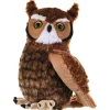 Wild Republic Great Horned Owl Stuffed Animal - 12" Online