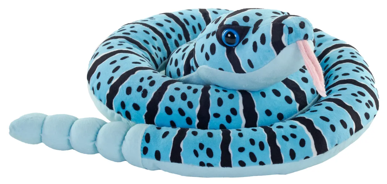 Wild Republic Green Snakes Blue Rock Rattlesnake Stuffed Animal - 36" Store