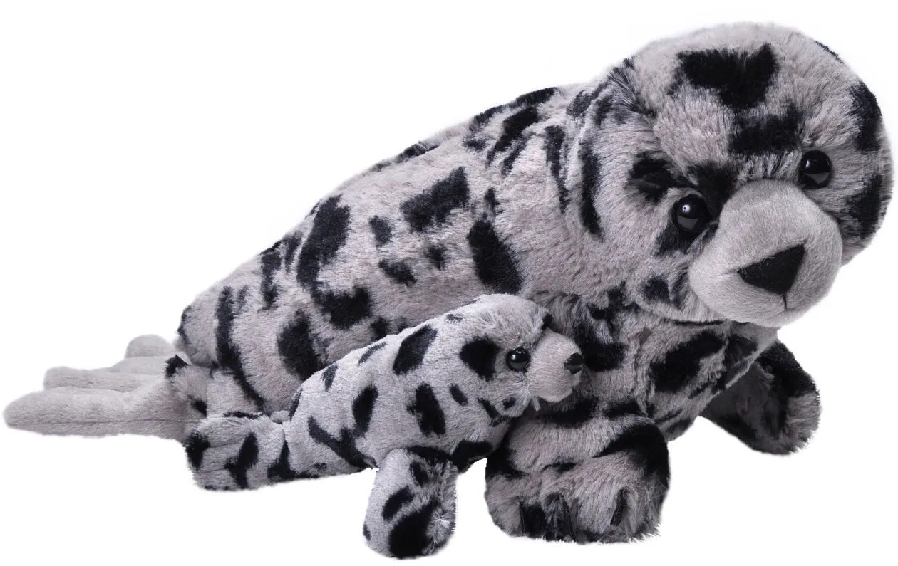 Wild Republic Harbor Seal - Mom & Baby 12" Flash Sale
