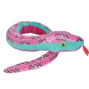 Wild Republic Honeycomb Pink Snake Stuffed Animal - 54" Clearance