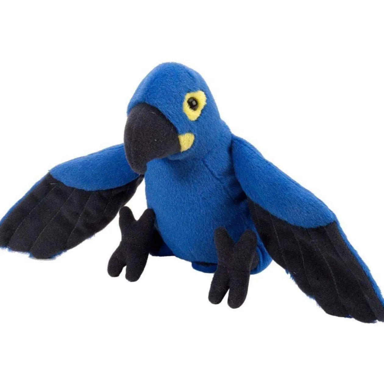 Wild Republic Hyacinth Macaw Stuffed Animal - 8" Fashion