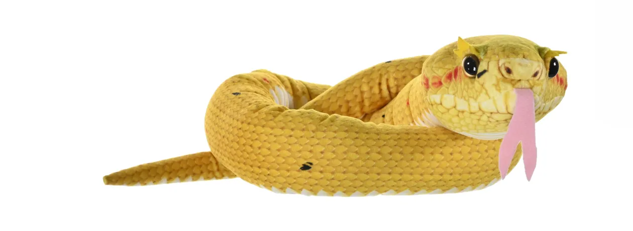 Wild Republic Plush Snake Eyelash Viper Stuffed Animal - 54" Shop