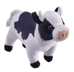Wild Republic Pocketkins Eco Cow Stuffed Animal - 5" New