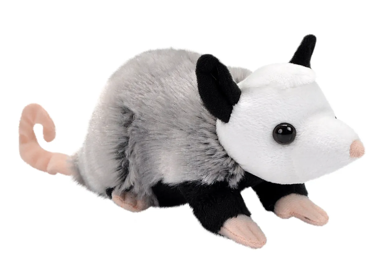 Wild Republic Pocketkins Eco Opossum Stuffed Animal - 5" Cheap