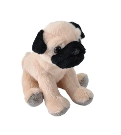 Wild Republic Pocketkins Eco Pug Stuffed Animal - 5" Online
