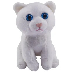 Wild Republic Pocketkins Eco White Cat - 5" New