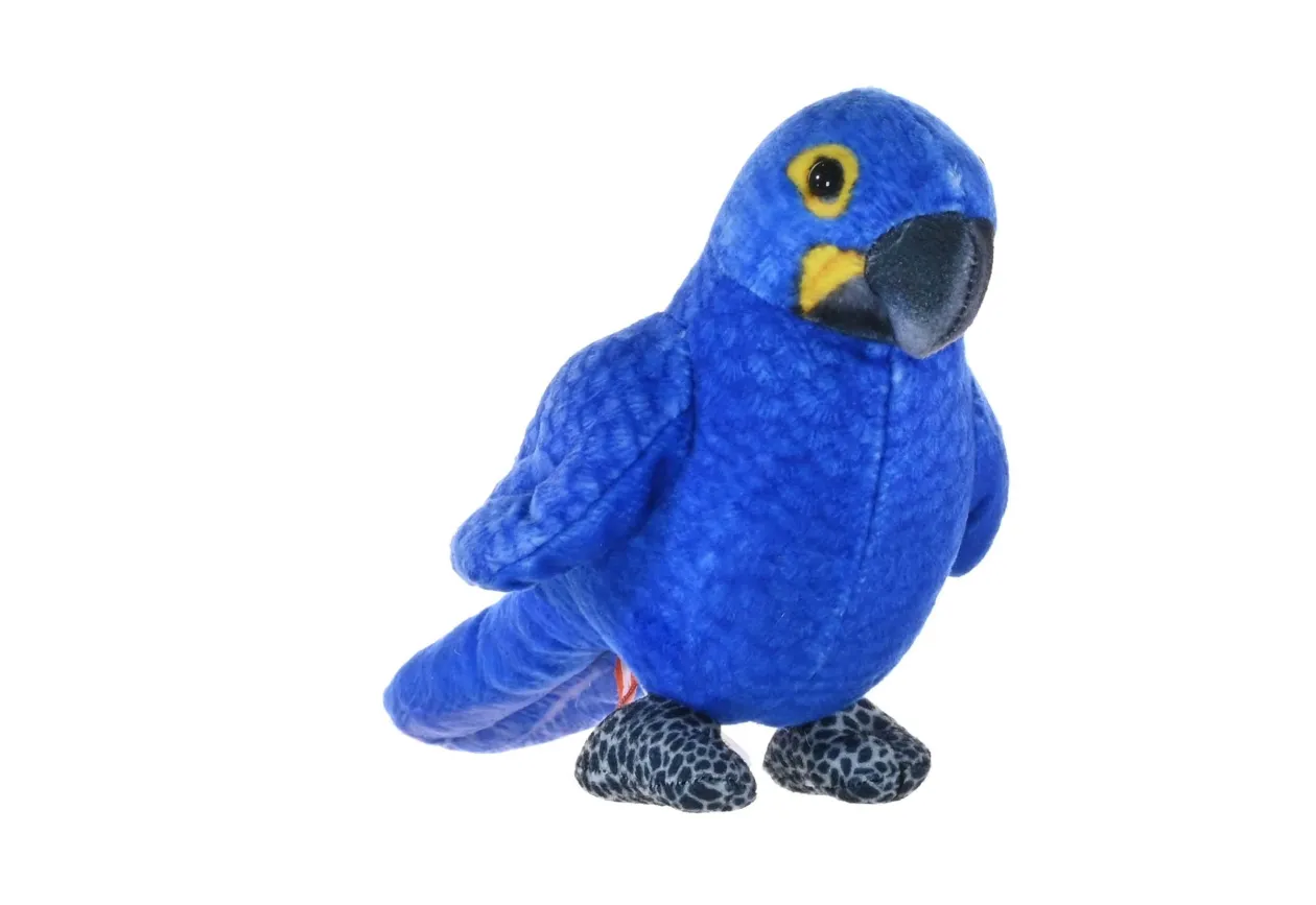 Wild Republic Rainforest Birds Hyacinth Macaw Stuffed Animal - 4.5" Shop