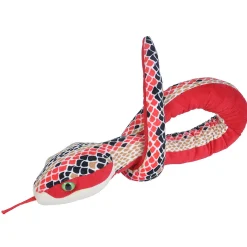 Wild Republic Red Scales Snake Stuffed Animal - 54" Outlet