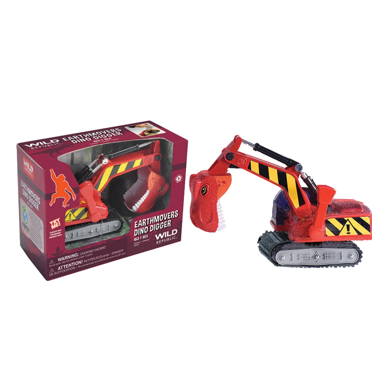 Wild Republic Red T-Rex Earth Movers - 10" Cheap