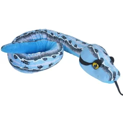 Wild Republic Slipstream Blue Snake Stuffed Animal - 54" Sale