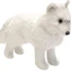 Wild Republic Standing Arctic Wolf Stuffed Animal - 12" Clearance