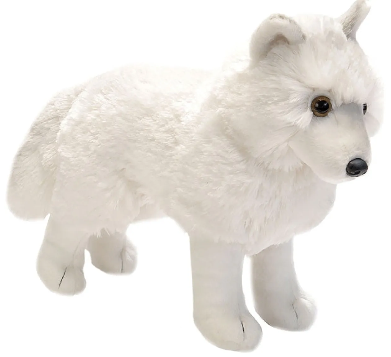 Wild Republic Standing Arctic Wolf Stuffed Animal - 12" Clearance