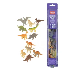 Wild Republic Tube of Dinosaur Figurines with Playmat Outlet