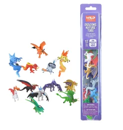 Wild Republic Tube of Dragon Figurines Store