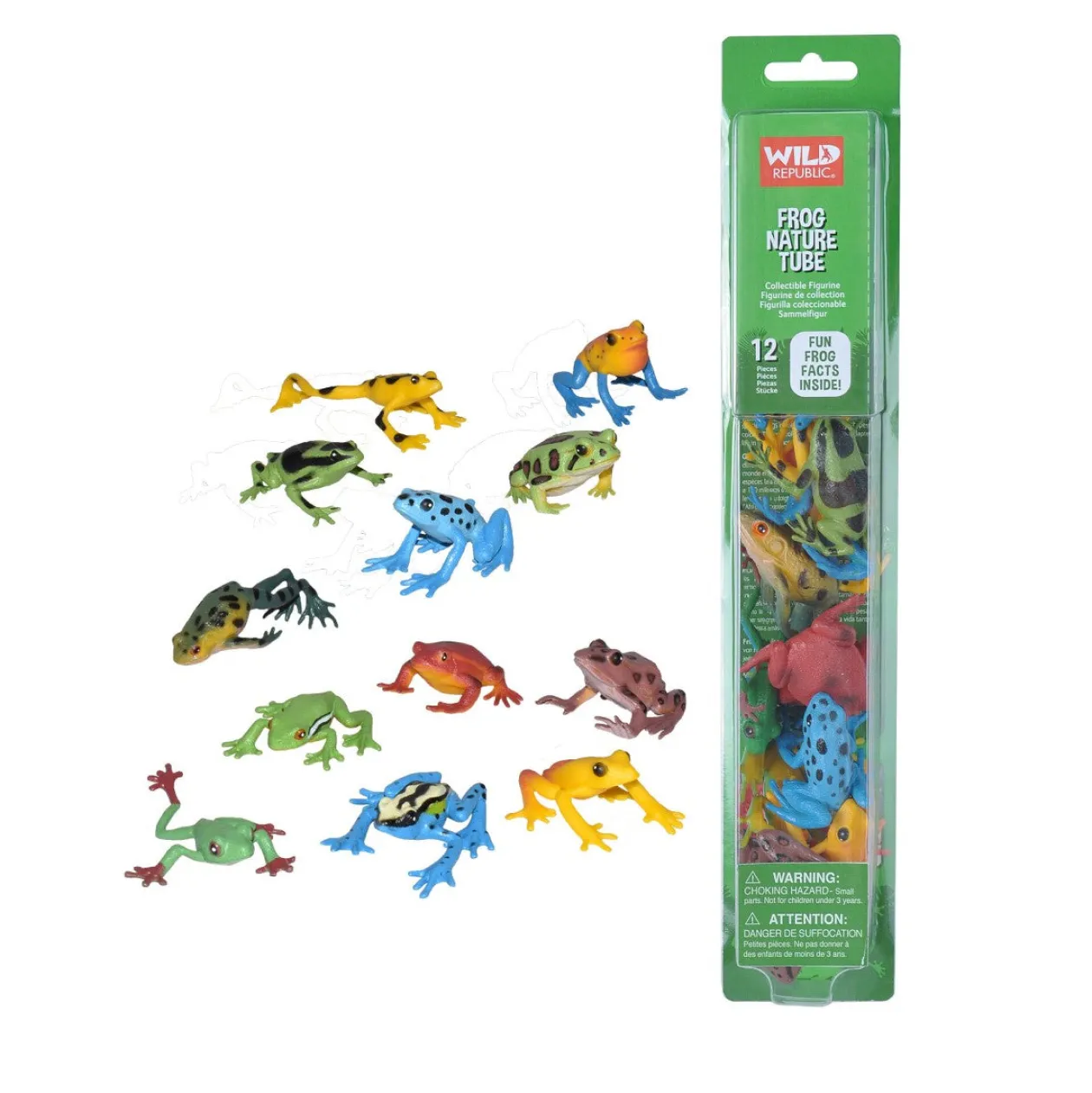 Wild Republic Tube of Frog Figurines with Playmat Best