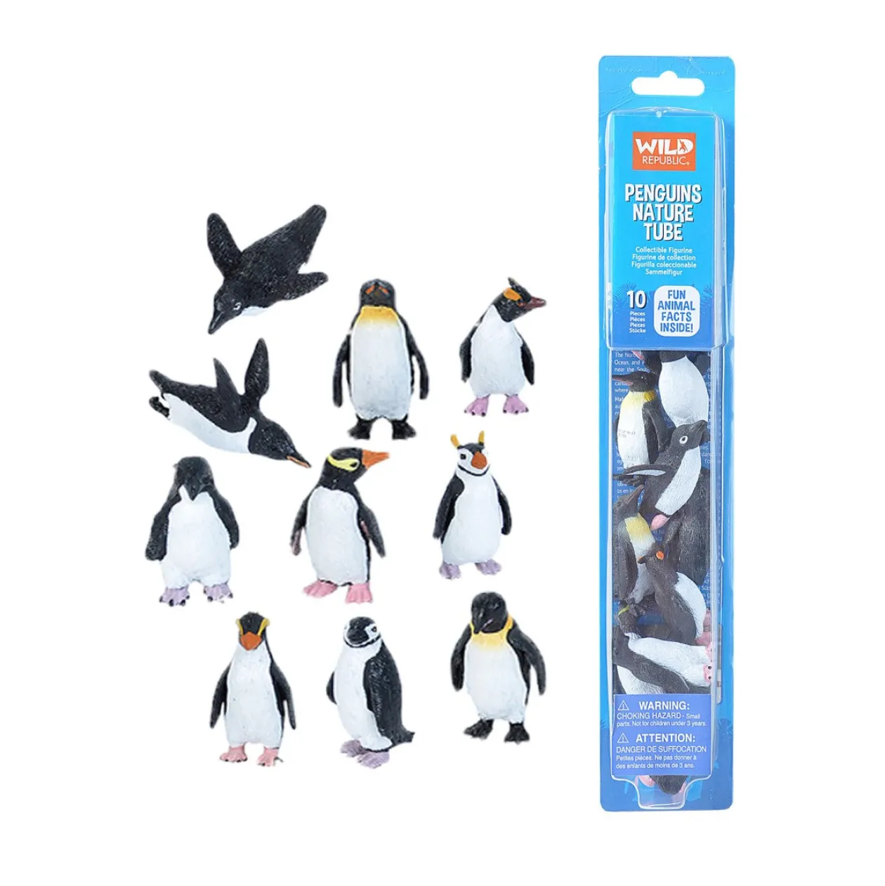 Wild Republic Tube of Penguin Figurines Cheap