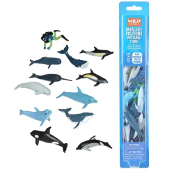 Wild Republic Tube of Whale and Dolphin Figurines Cheap