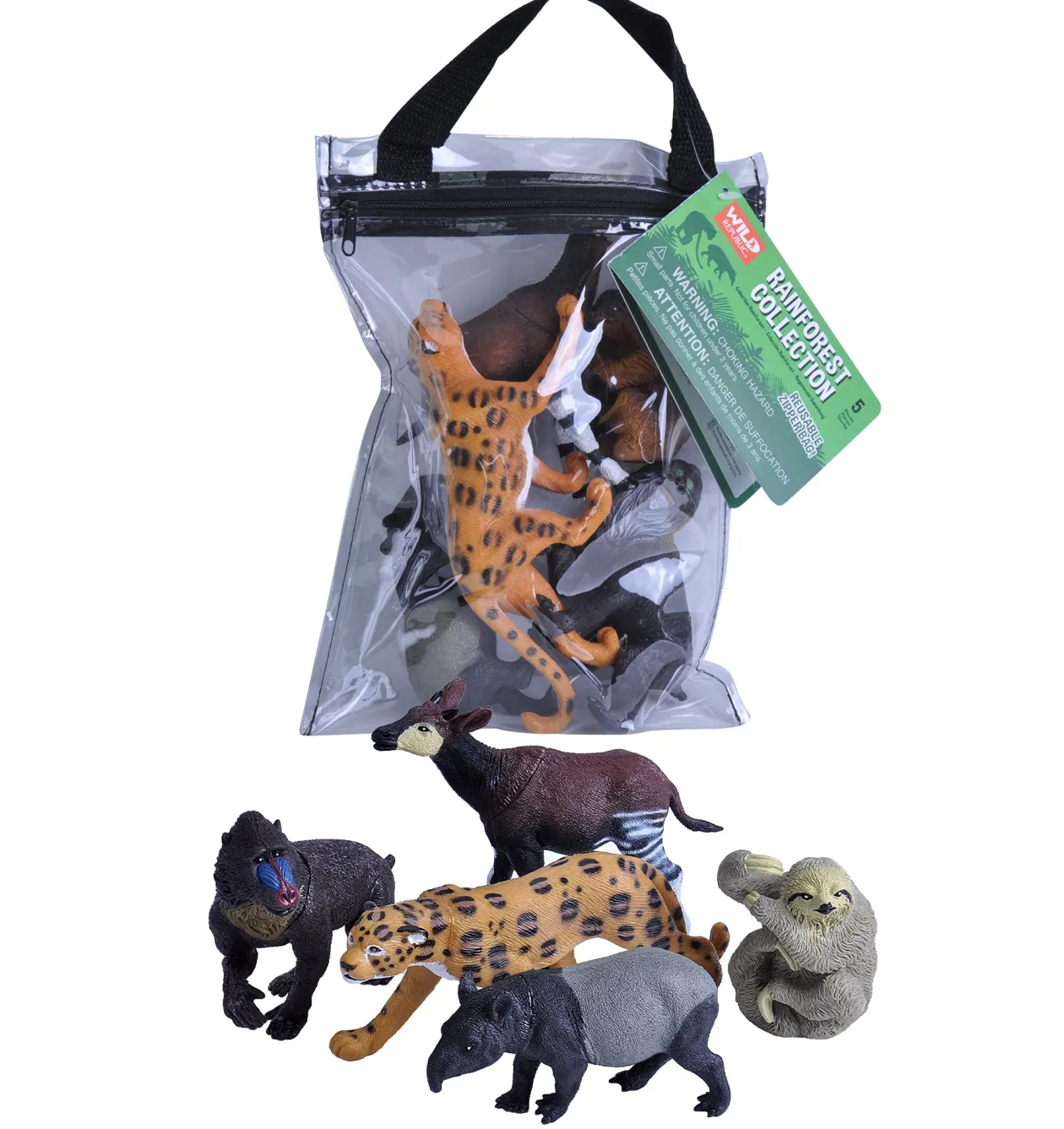 Wild Republic Zip Polybag of Rainforest Figurines Online