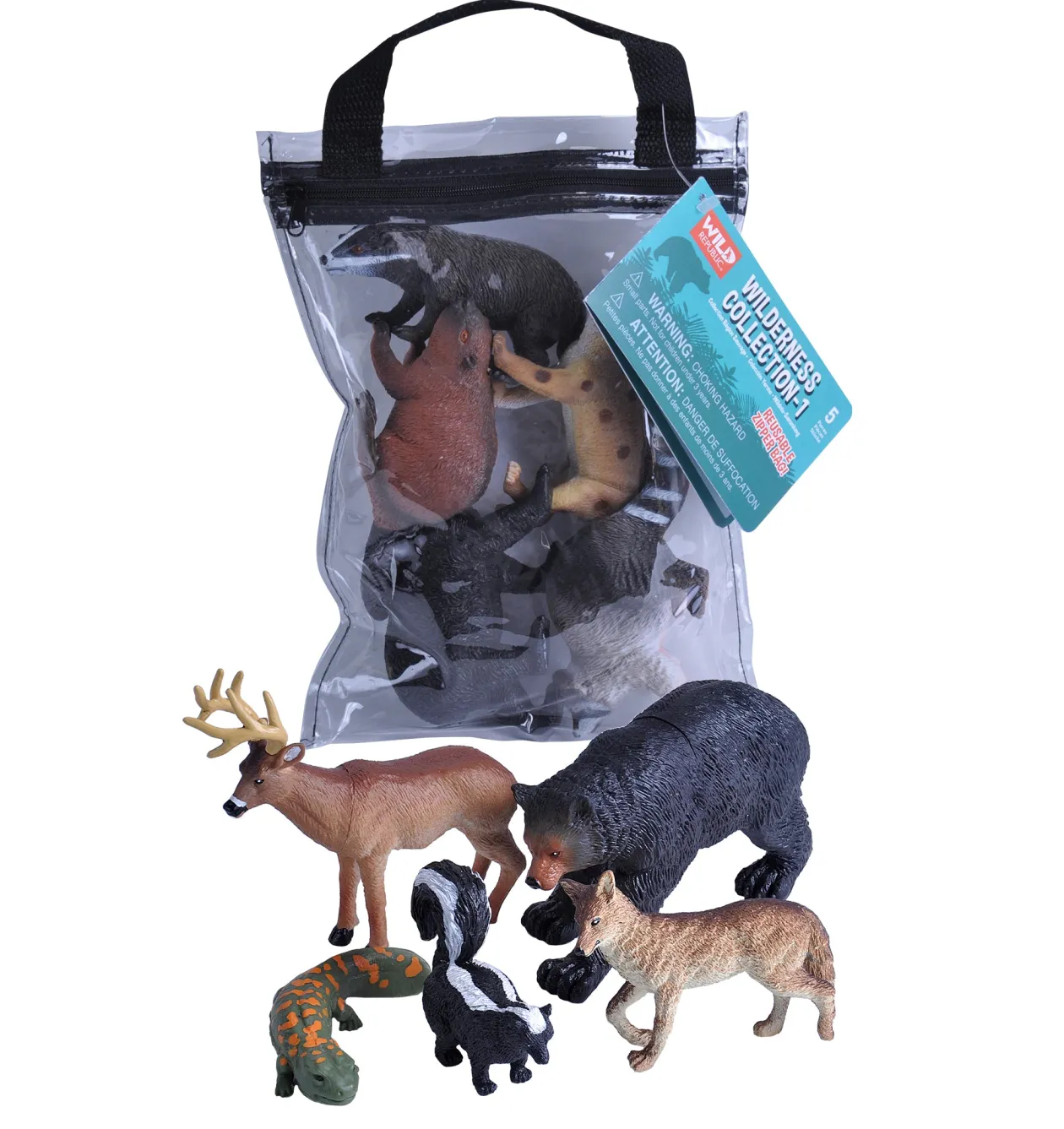 Wild Republic Zip Polybag of Wilderness Series 2 Figurines Cheap